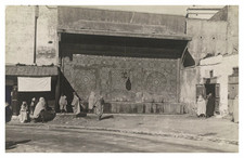 Maroc, Meknès, Fontaine de la Place El Hedin, Tirage vintage, ca.1920 Maroc, Mek