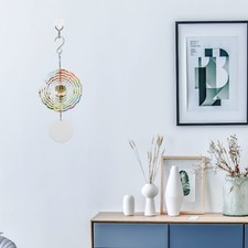  Sublimation en aluminium Spin de vent vide de vent de jardin extérieur décor de