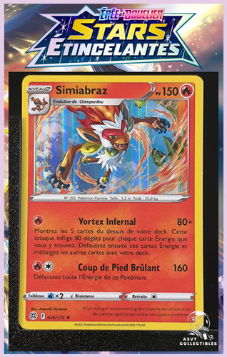 Carte pokémon simiabraz - pokémon,