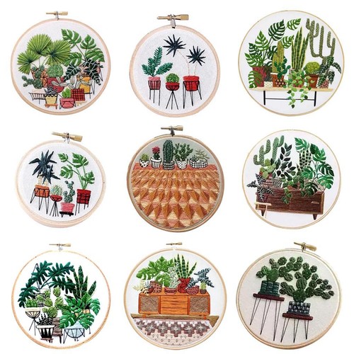 Kit broderie pré imprimé - kit,