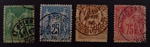 France timbres sage de - !, 4