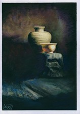 amphore et vases, belle nature