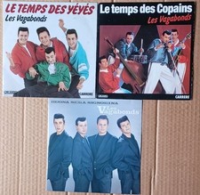 LOT 3 Disques Vinyle 45 Tours Les VAGABONDS