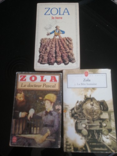 Emile zola lot livres - zola, 3
