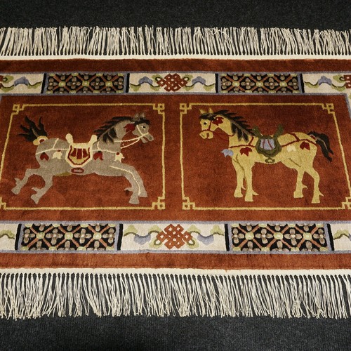 Tapis soie chine 48 cm - soie, x