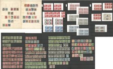 Danemark Danmark collection 1875- Mi 22 23 25 26 27 29 30 ainsi que quelques MNH modernes