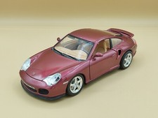 1/18° Porsche 911 996 Turbo Violet 1999 Burago "Made in Italy" Défauts Issues