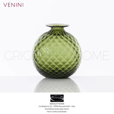 Venini - Vase Monofiore Balloton 100.18 Vert Pomme H 20,5 cm/in 8.07