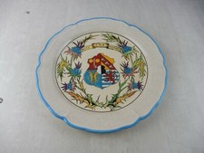 Ancienne assiette en émaux de