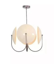 Luminaire dôme lustre suspension plafond laiton Spoutnik moderne du milieu du...
