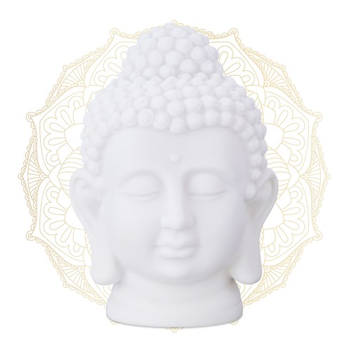 Tête bouddha lot - tête,
