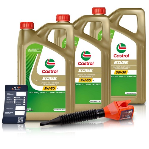 15 litres castrol - 3x, 5