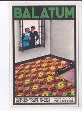 PUBLICITE : tapis Balatum - très bon état