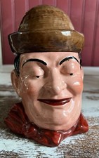 pot a tabac ancien barbotine laurel et hardy