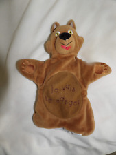 Doudou Marionnette CMP Loup Marron Je Vais Te Manger