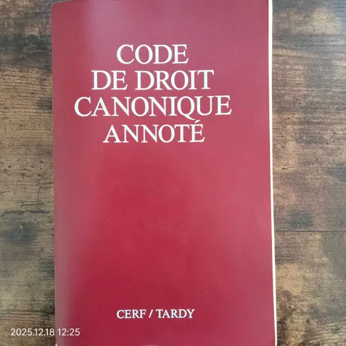 Code droit canonique - de,