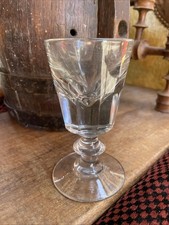 Ancien Verre Bistrot Bar Fond Épais 