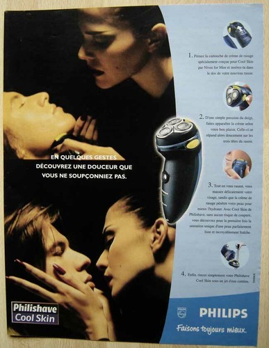 Publicité papier rasoir - papier,