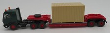 WIKING HO 1/87 CAMION MERCEDES SEMI REMORQUE SURBAISSEE TRANSPORT CONTAINER