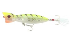 Sakura Pulsion TR 120 F GC05 Ghost Crystal Lemon Tiger leurre flottant popper
