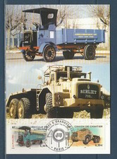 carte 1er jour véhicules utilitaires  de livraison et de chantier  75 Paris 2003
