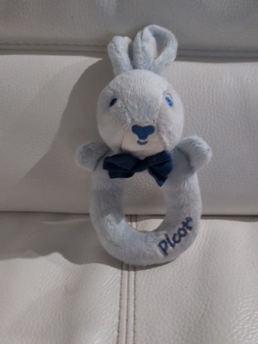 Doudou peluche hochet lapin - peluche,