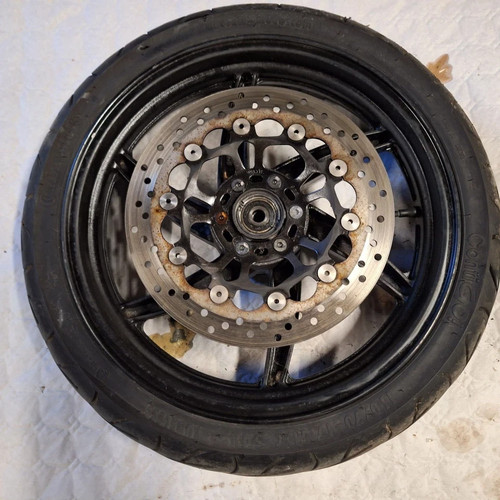 Jante roue avant complete - jante,