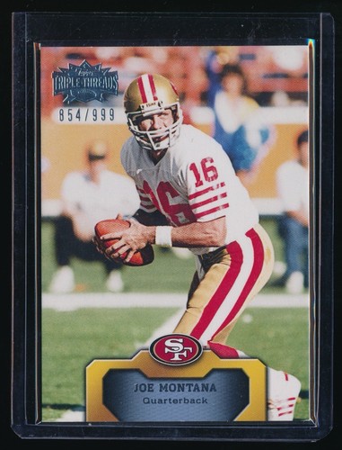 Joe montana 2011 topps - 2011, triple