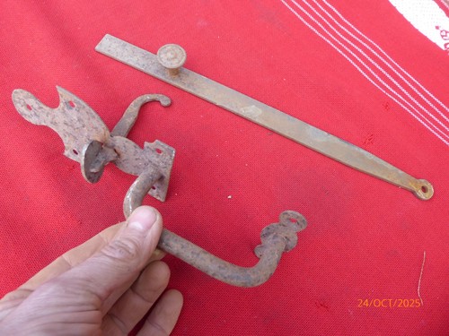 Loquet poucier fer forgé - loquet,