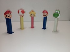Lot de 5 Distributeurs de Bonbons PEZ – Thème Super Mario Bros. (Nintendo)