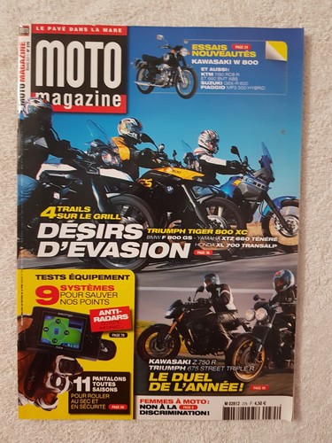 Moto magazine 275 2011 - magazine, n°275