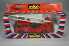 Camion Berliet 770 Camiva Pompier nacelle télescopique 1/50 Solido 3112 Neuf Box