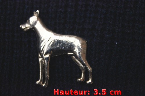 Doberman profil finition or - doberman,