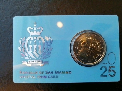 Piece euros coin card saint - 2,