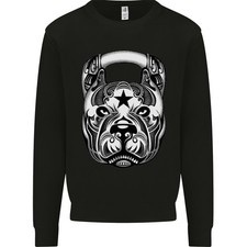 Sweat À Capuche Pour Hommes Pitbull Kettlebell Gym Training