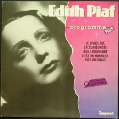Edith piaf programme plus - edith,