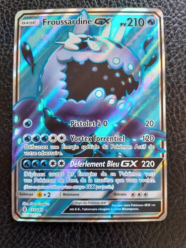 Carte pokémon froussardine - pokémon,