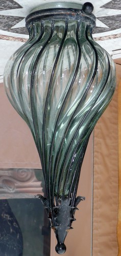 Fer métal verre - verre, suspension