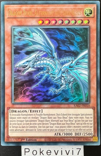 Carte dragon blanc - carte,