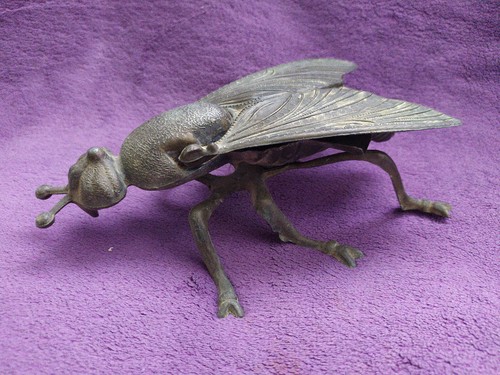 Vintage cendrier mouche des - :,