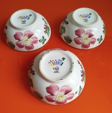 LOT X 3 / BOL EN FAÏENCE DE