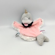Doudou marionnette poisson