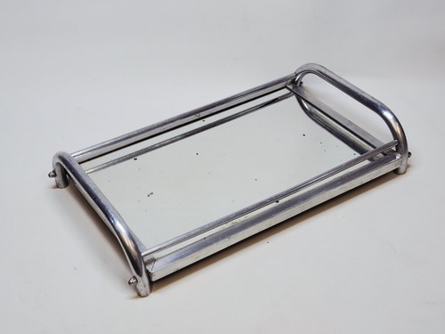 Plateau miroir art déco - miroir,