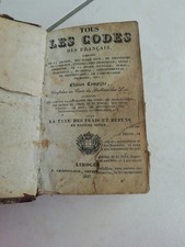 Livre ancien 1837 tous les