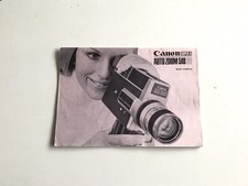 Mode d’emploi caméra Super 8 CANON AUTO ZOOM 518 SV