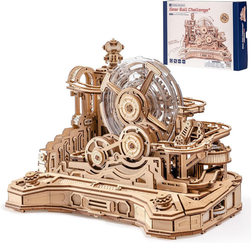 Puzzle bois gear ball - puzzle,