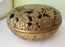 old, ancien  brule parfum encens burner  BRONZE  signé mark,  chine asia china