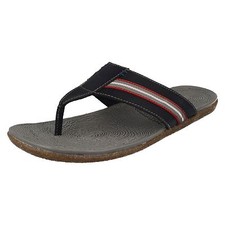 Sandales casual cuir bleu - sandales, en