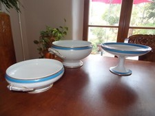 Ancien service table - de, blanc