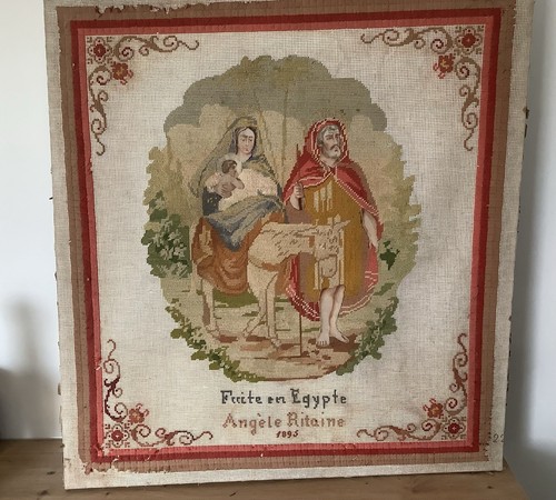 Tapisserie ancienne aux - ancienne, petits